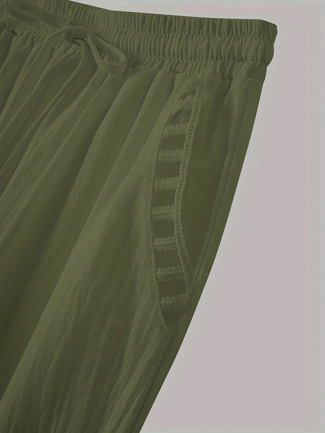 Tracey - Contrastul Trim Pantaloni Tăiați