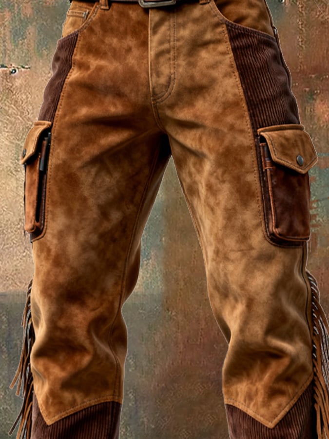 Brydon - Pantaloni Vintage Pentru Aventuri în Aer Liber Cu Cusături