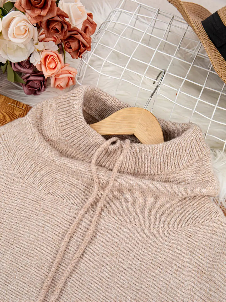 Natala - Pulover Tricotat Cu Buzunar Tip Cangur