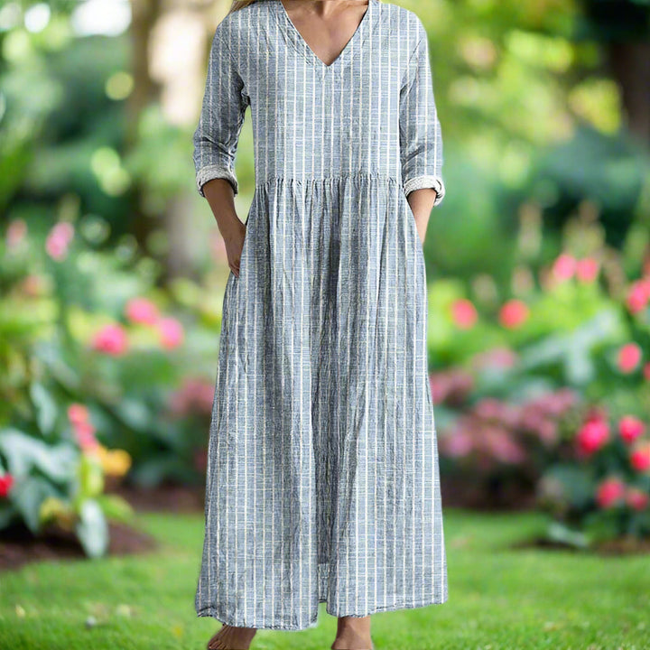 Gregoria - Rochie Casual Cu Dungi