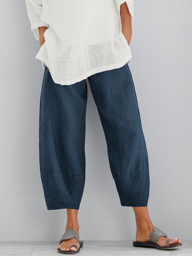 Taylah - Pantaloni Largi Din in
