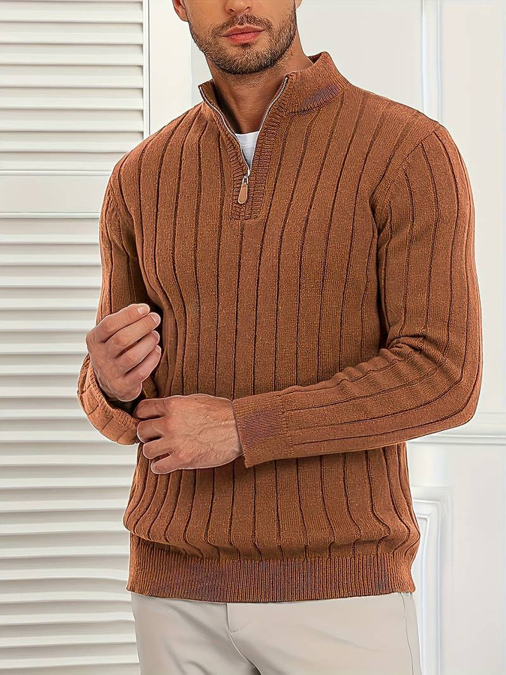 Yedidya - Pulover Casual cu Mâneci Lungi Din Tricot