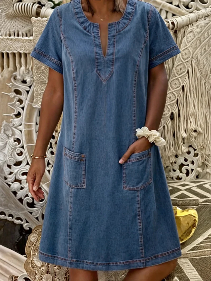 Polixeni - Rochie Din Blugi Moi