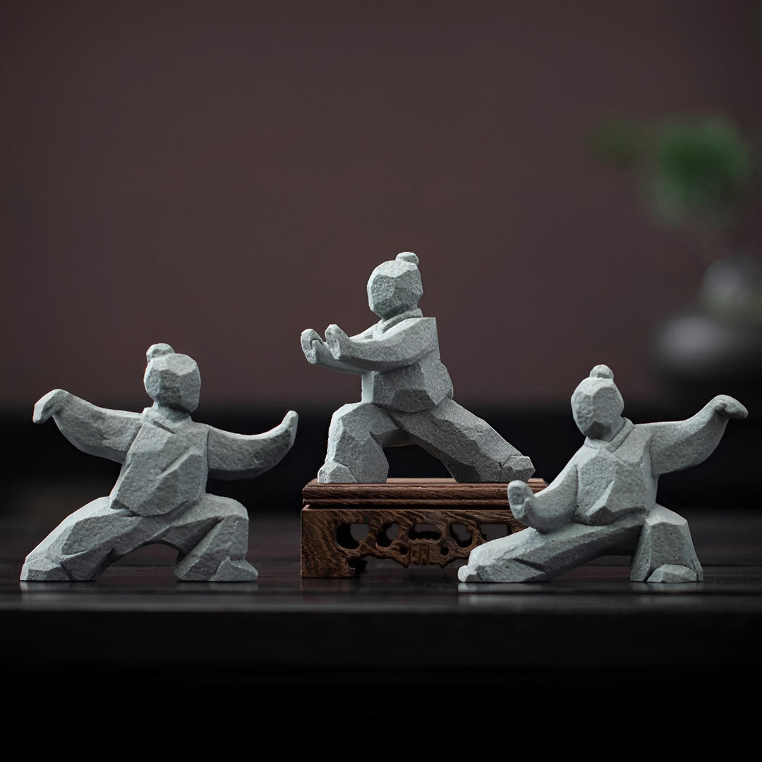 SpiritStone - Figurine din Piatră Fluxul Wushu