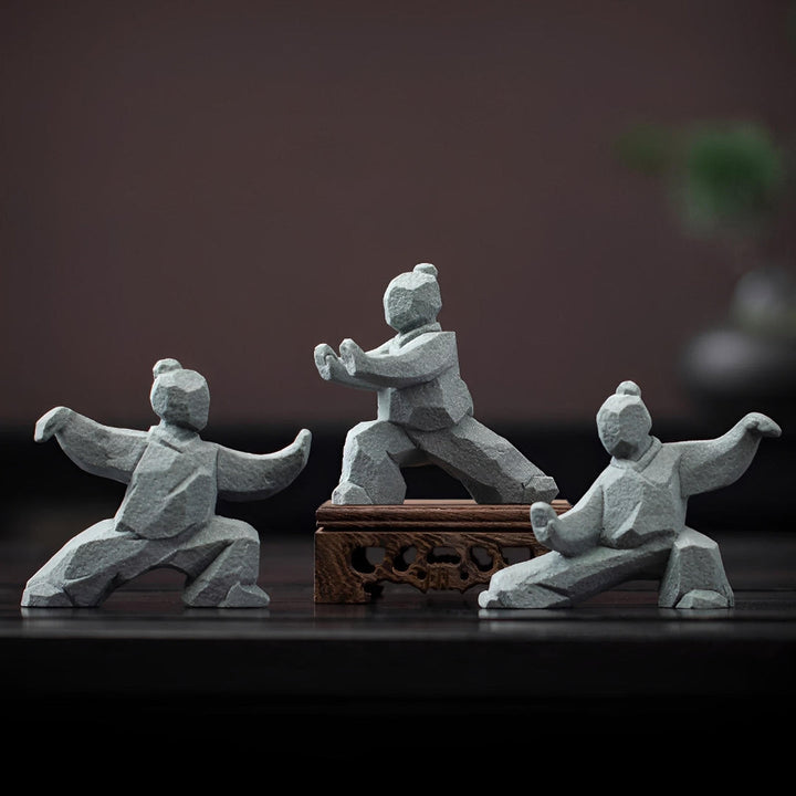 SpiritStone - Figurine din Piatră Fluxul Wushu