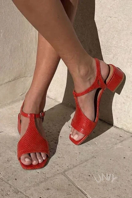 Joice – Sandale Elegante Cu Curea Și Cataramă