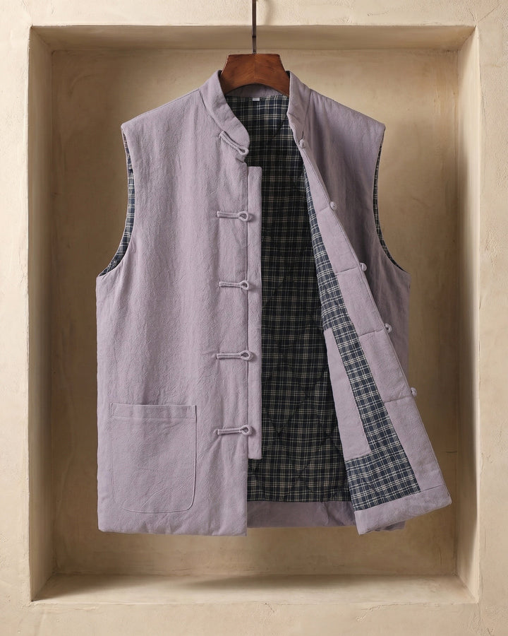 Fredrick - Vestă Cu Buzunare în Față, în Stil Vintage