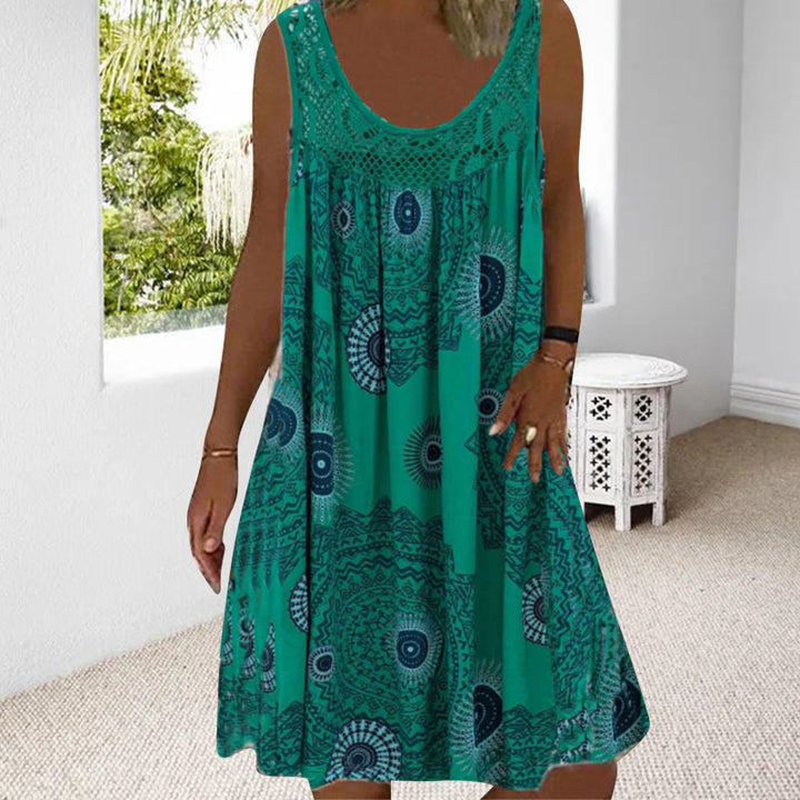 Paduch - Rochie Casual De Vară Fără Mâneci Cu Imprimeu