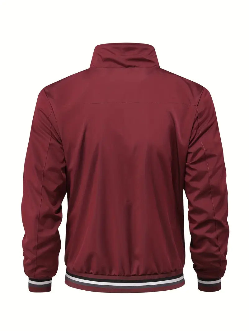 Stanton - Jacheta Cu Guler înalt și Fermoar Stil Cazual