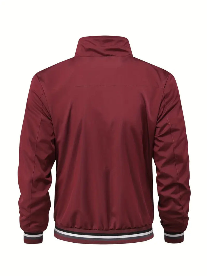 Stanton - Jacheta Cu Guler înalt și Fermoar Stil Cazual