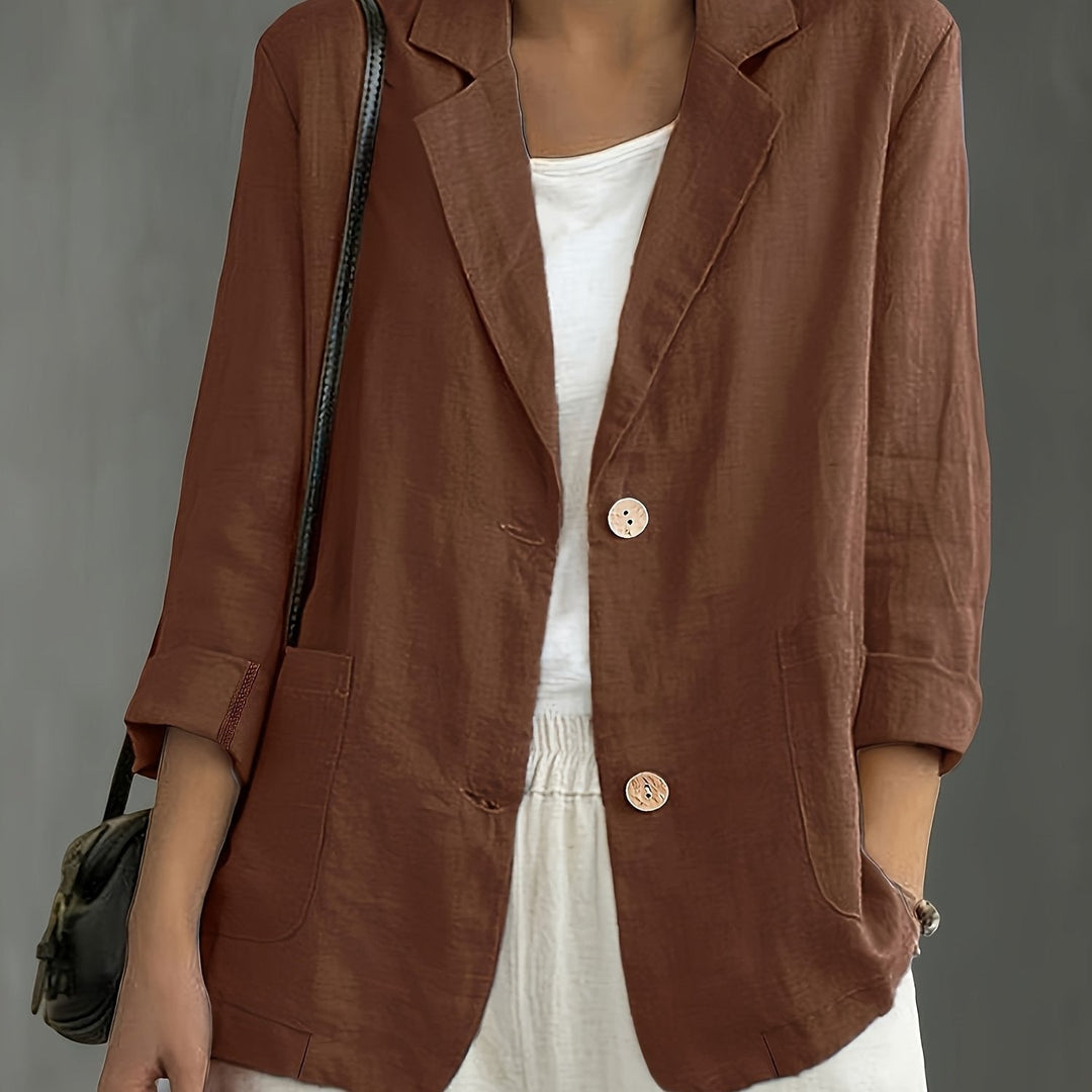Jayde – Blazer Elegant Din Bumbac
