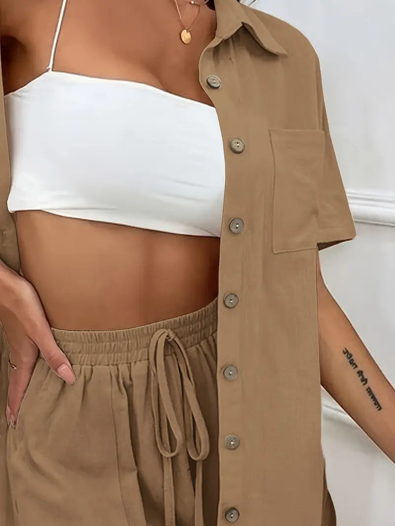 Fani - Setează Elegant Din Două Piese Pentru Vară