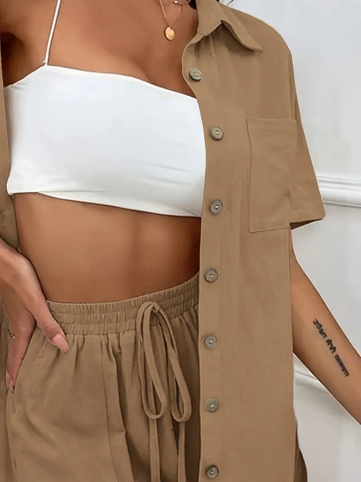 Fani - Setează Elegant Din Două Piese Pentru Vară