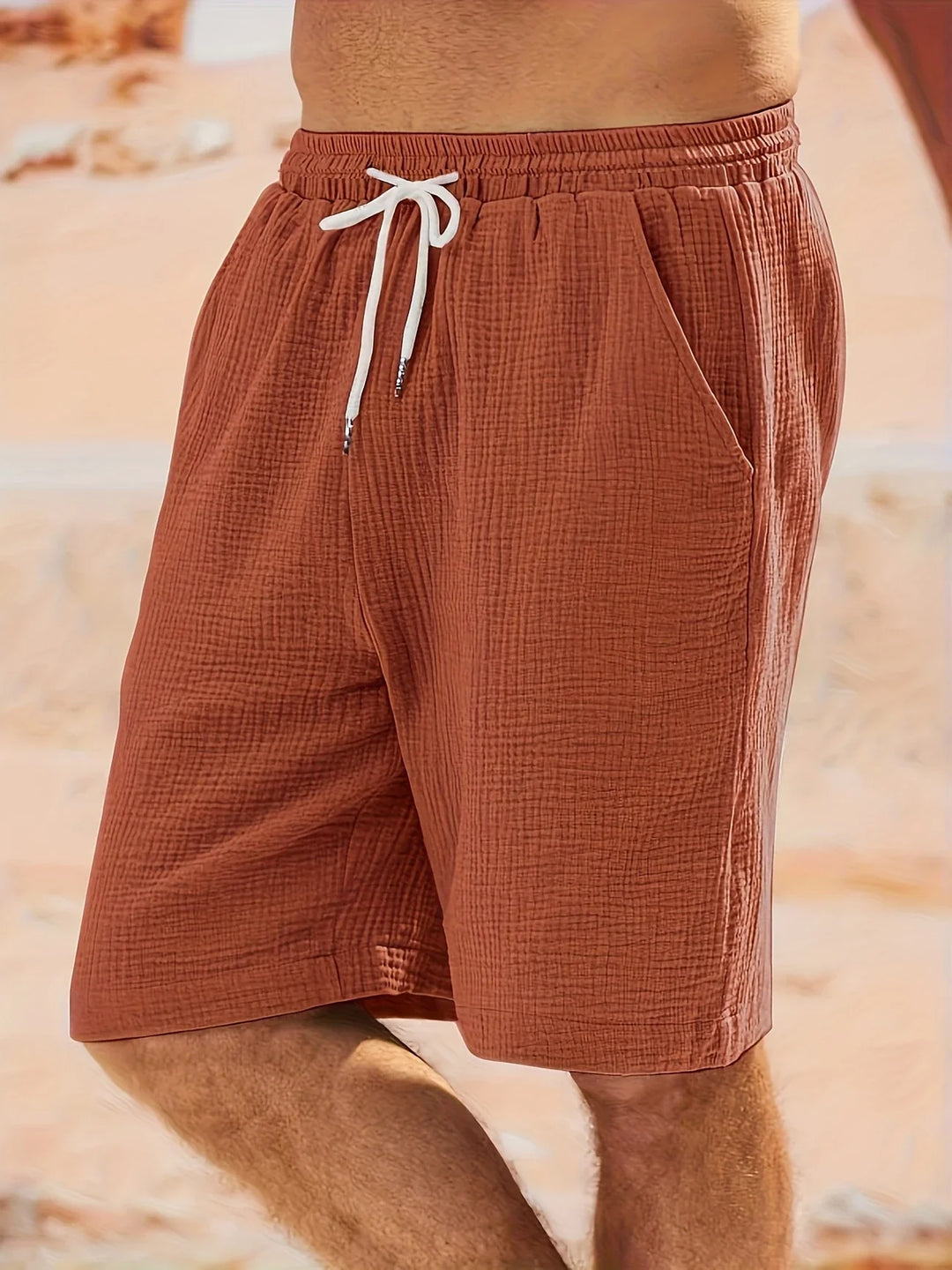 Bancroft - Pantaloni Scurți Eleganți Largi Cu Buzunare