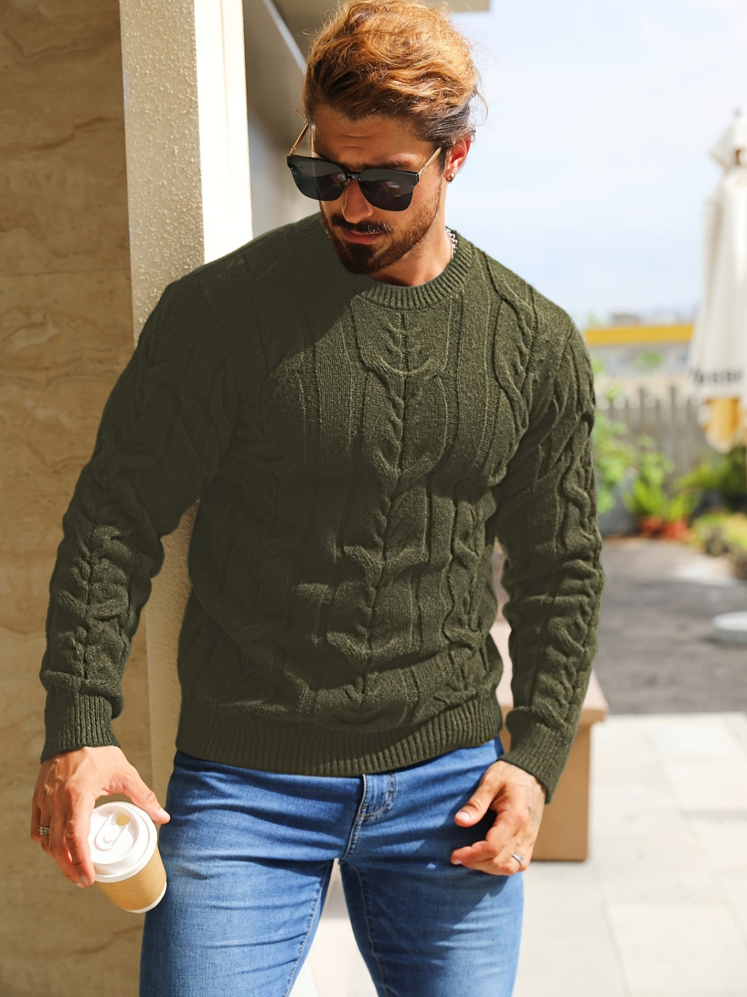 Bavon - Pulover Casual Cu Dungi