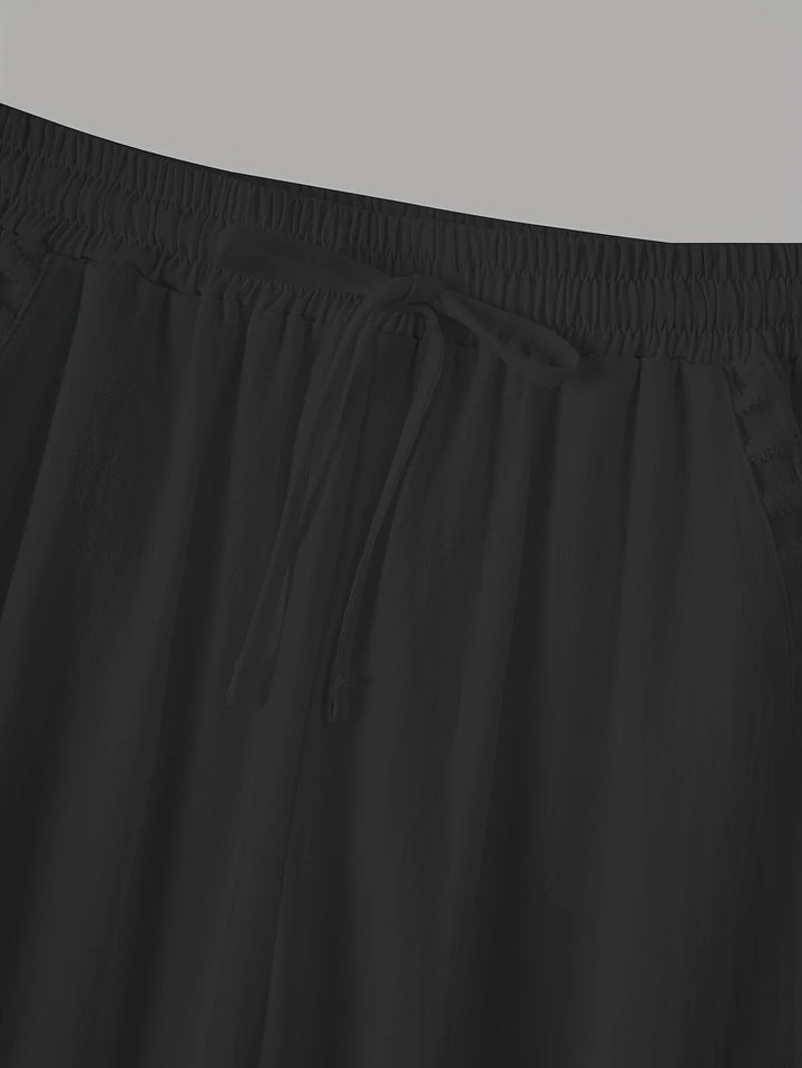 Tracey - Contrastul Trim Pantaloni Tăiați
