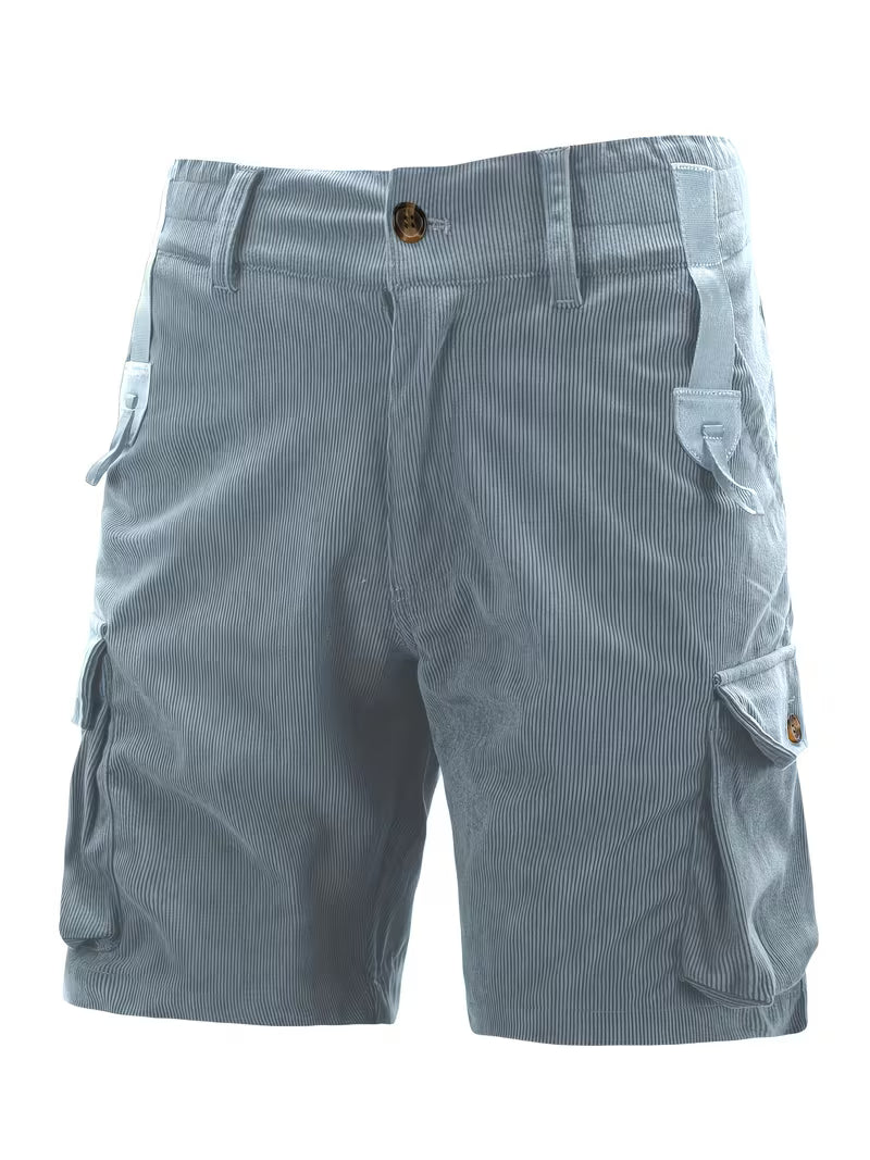 Jorit - Pantaloni Scurți Marfă Din Velur Cu Tesătură 3D