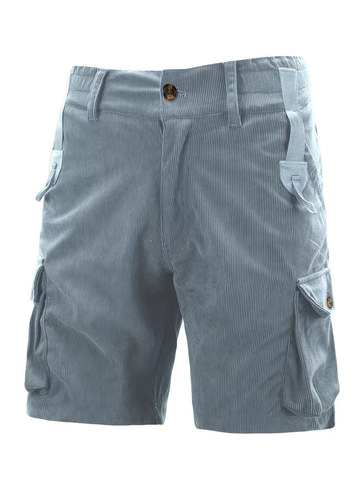 Jorit - Pantaloni Scurți Marfă Din Velur Cu Tesătură 3D