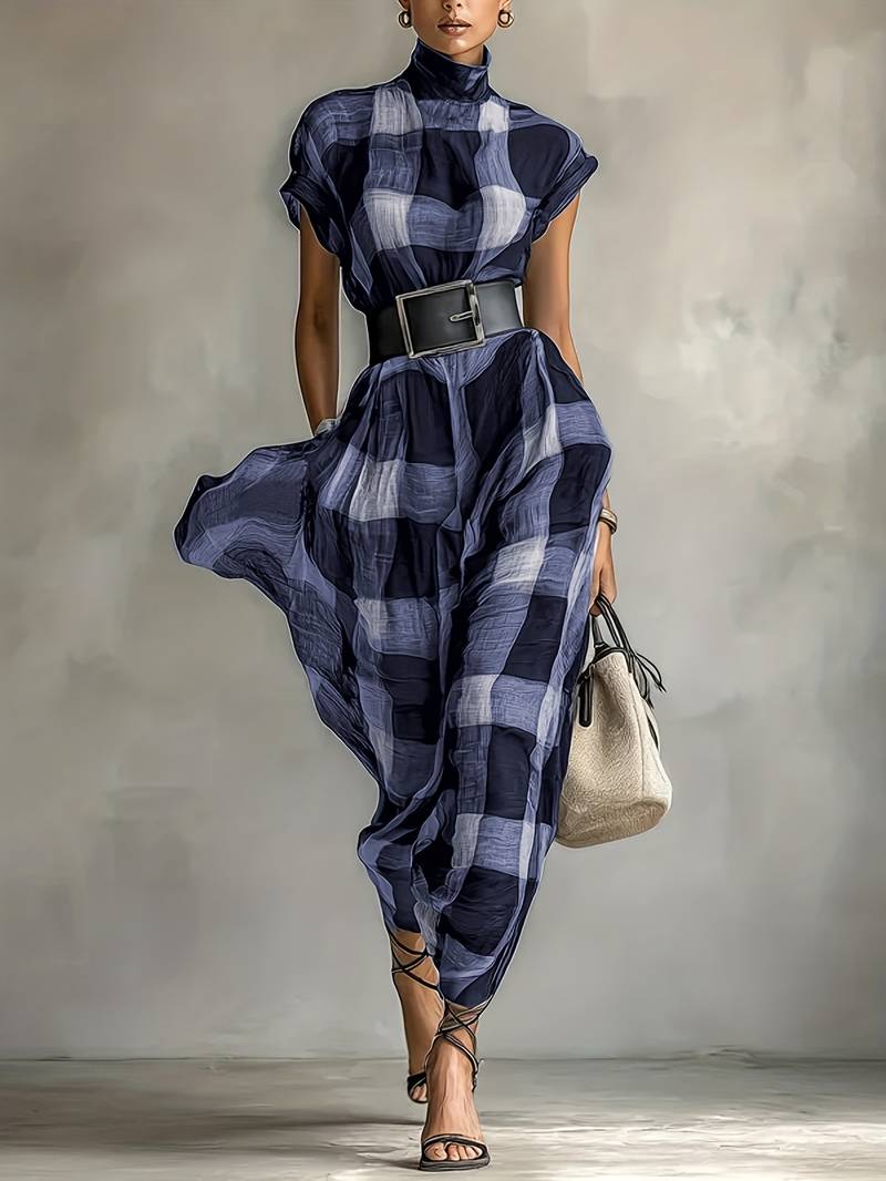 Nethara - Rochie Elegantă de Toamnă cu Curea