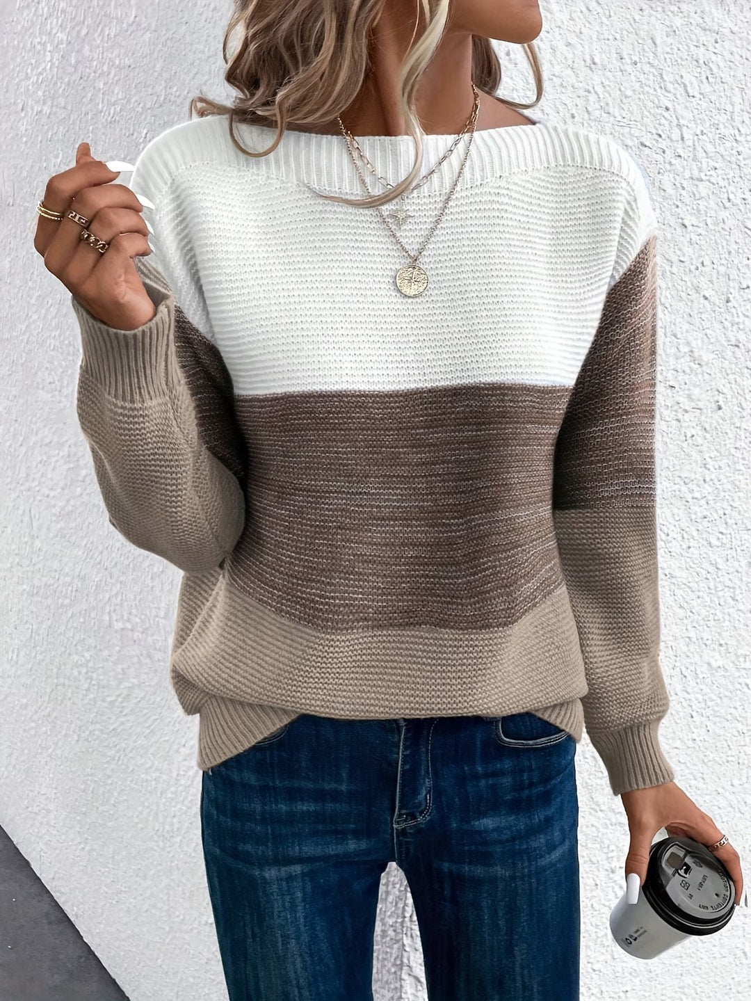 Faria – Pulover Elegant Cu Mâneci Lungi