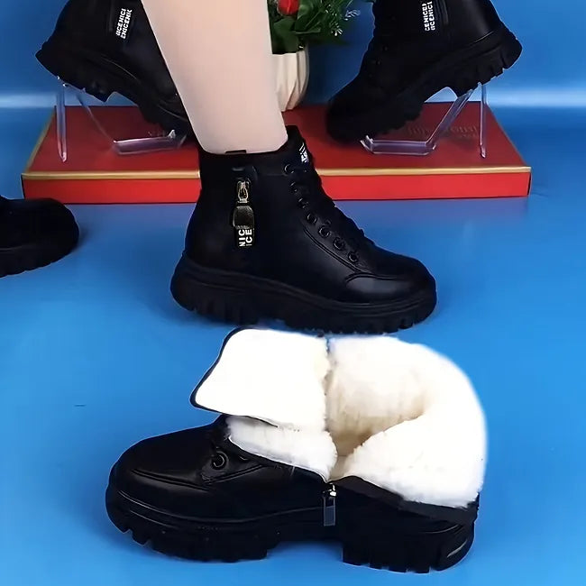 Elanor - Warm Leather Winter Boot