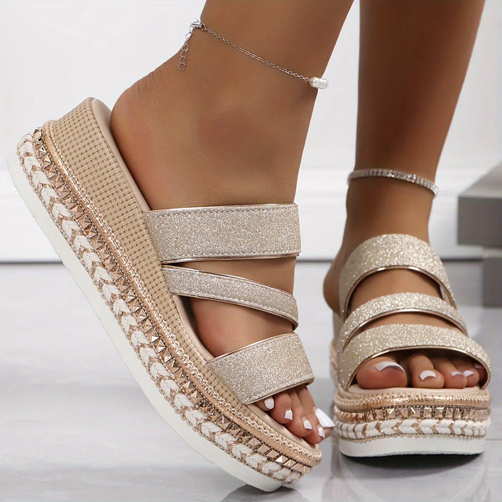 Oksana - Sandale Confortabile Cu Toc înalt