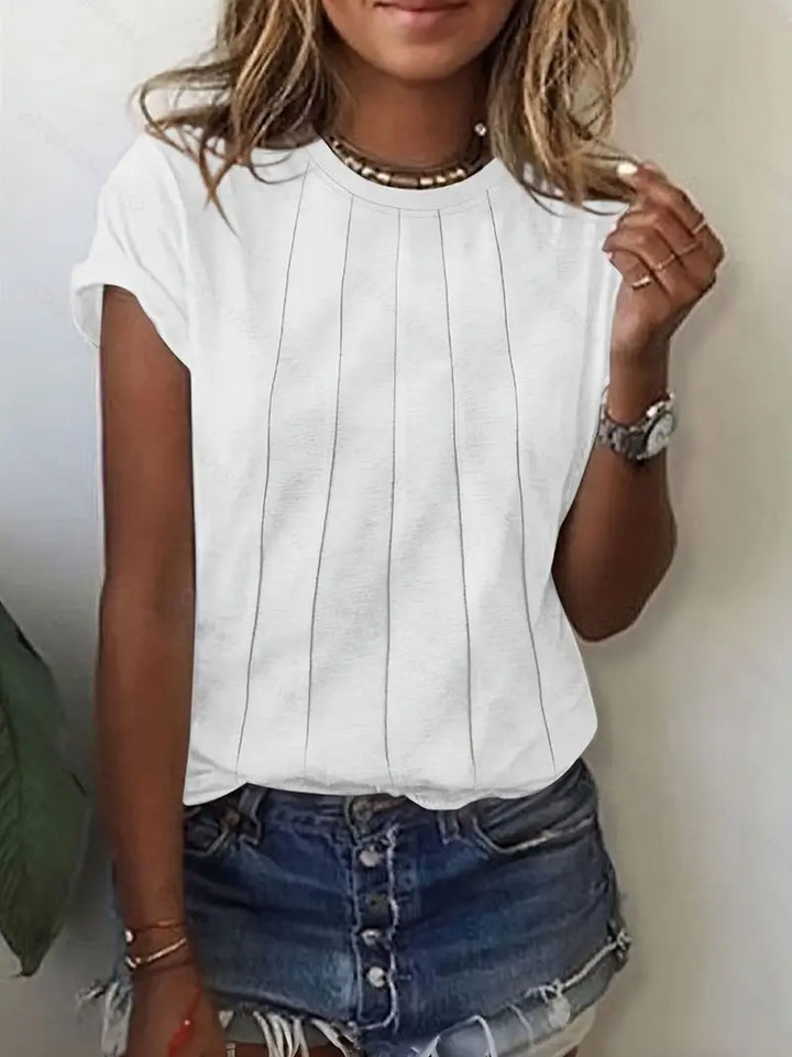 Vitaliya - Tricou Cu Mâneci Scurte Stil Cazual