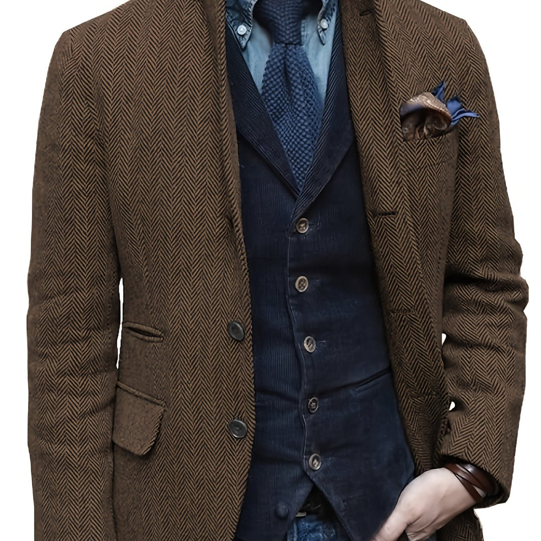 Dvian - Jachetă Elegantă Cu Nasturi