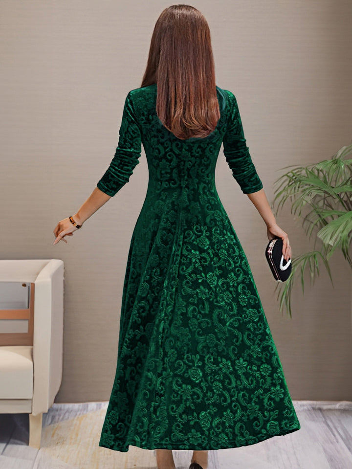 Eluned - Rochie Elegantă De Petrecere Din Catifea