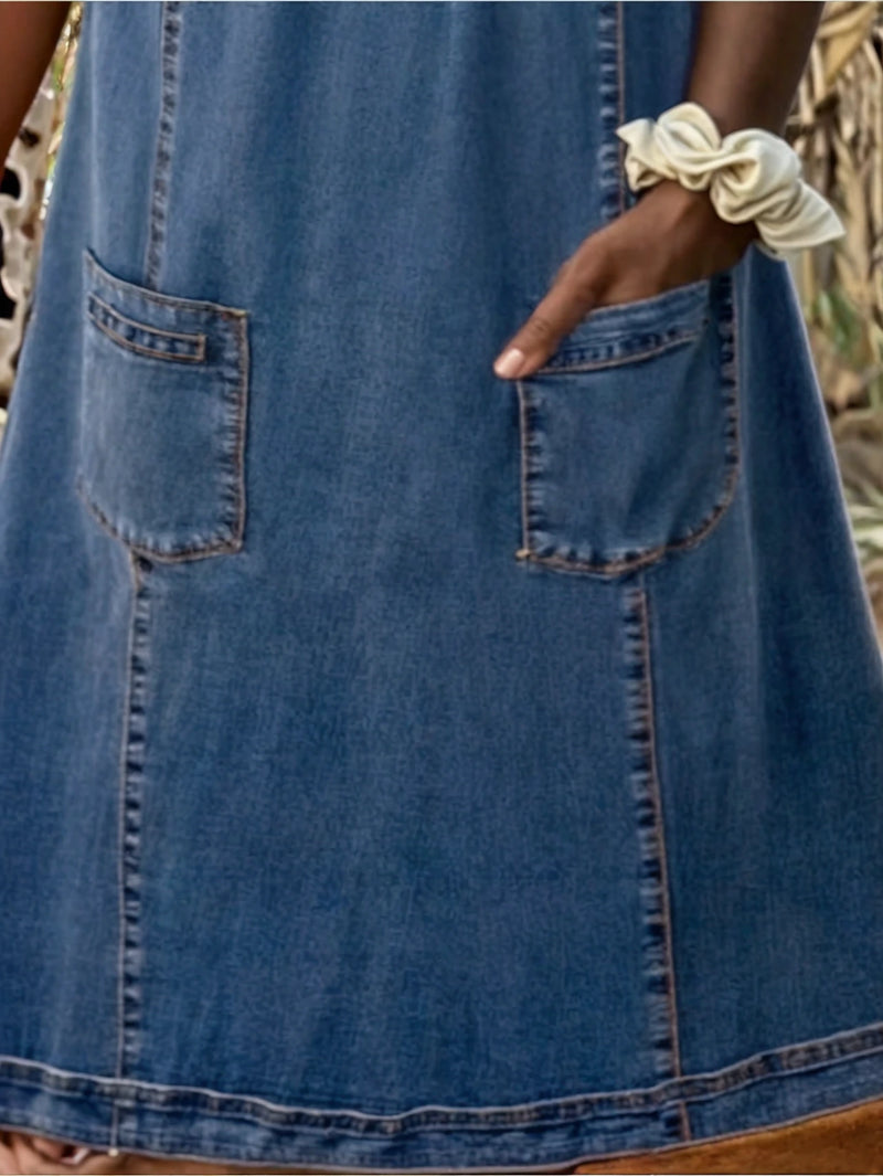 Polixeni - Rochie Din Blugi Moi
