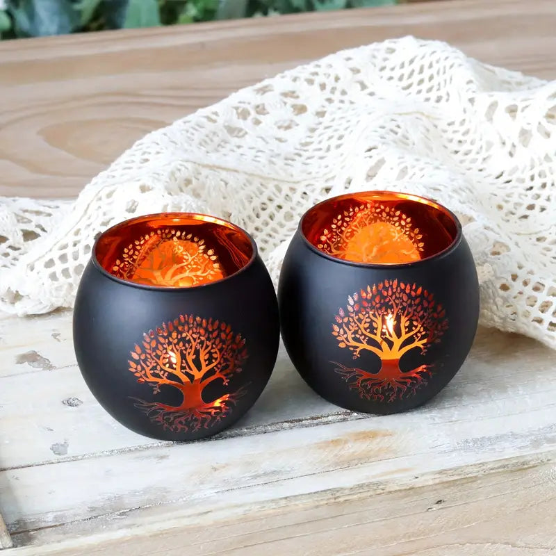 GlowRoot - Setează Suport Pentru Lumânări Arborele Vieții