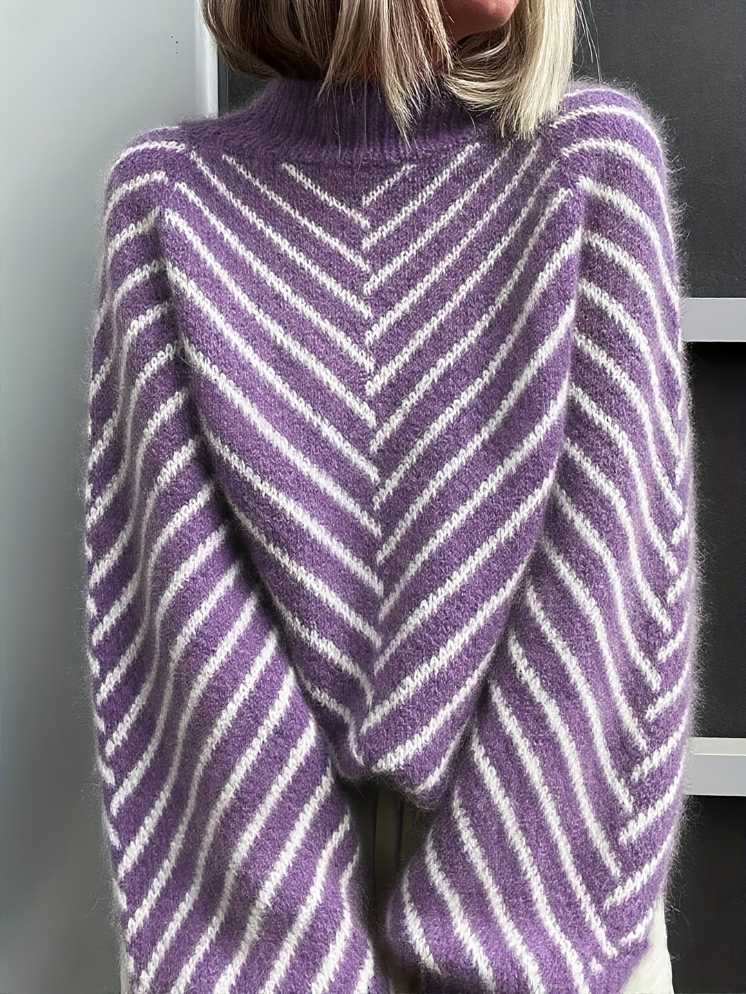 Klarysa - Pulover Casual Cu Mâneci Lungi Din Tricot