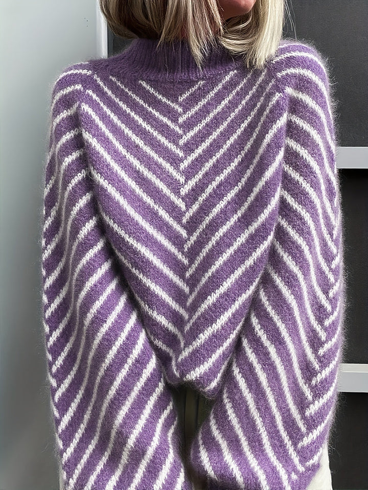 Klarysa - Pulover Casual Cu Mâneci Lungi Din Tricot