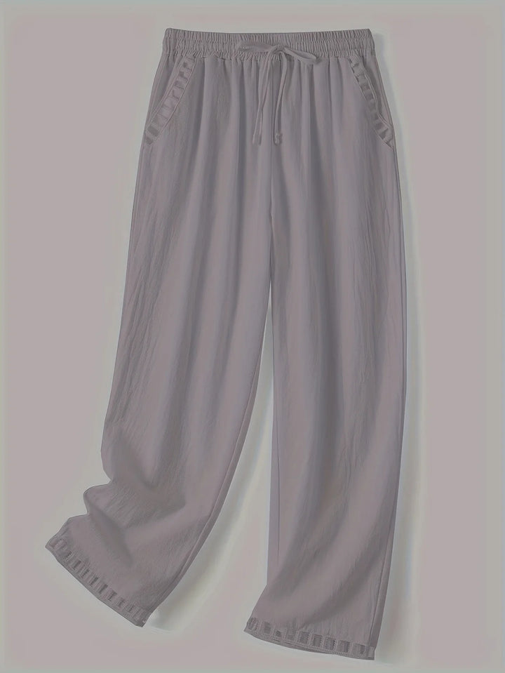 Tracey - Contrastul Trim Pantaloni Tăiați