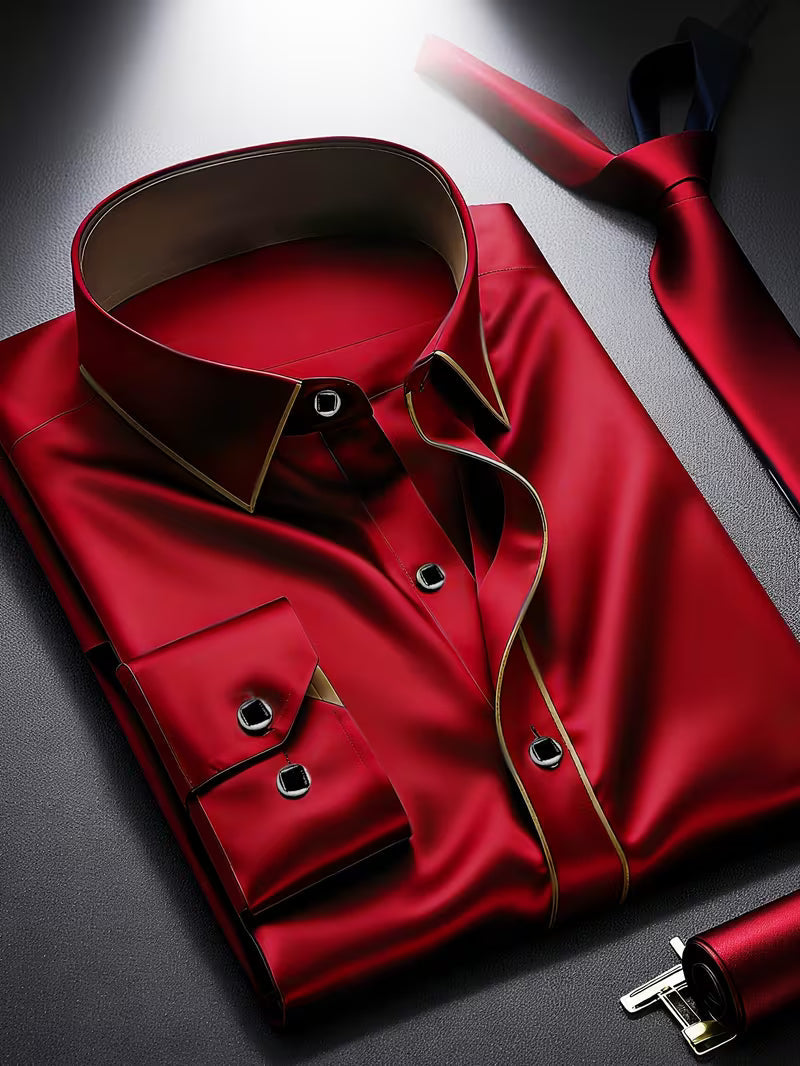Daven - Cămașă Afaceri Casual Slim Fit