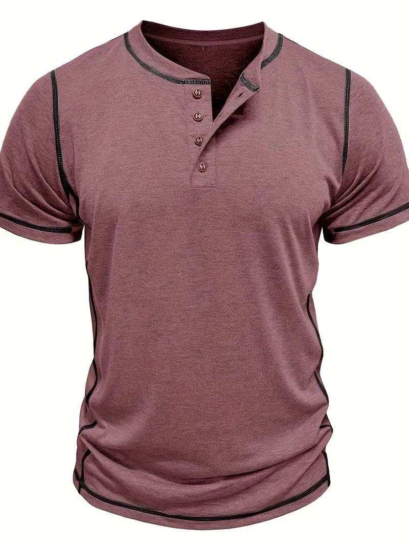 Orazio - Tricou Cu Mâneci Scurte și Nasturi