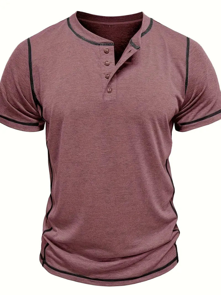 Orazio - Tricou Cu Mâneci Scurte și Nasturi