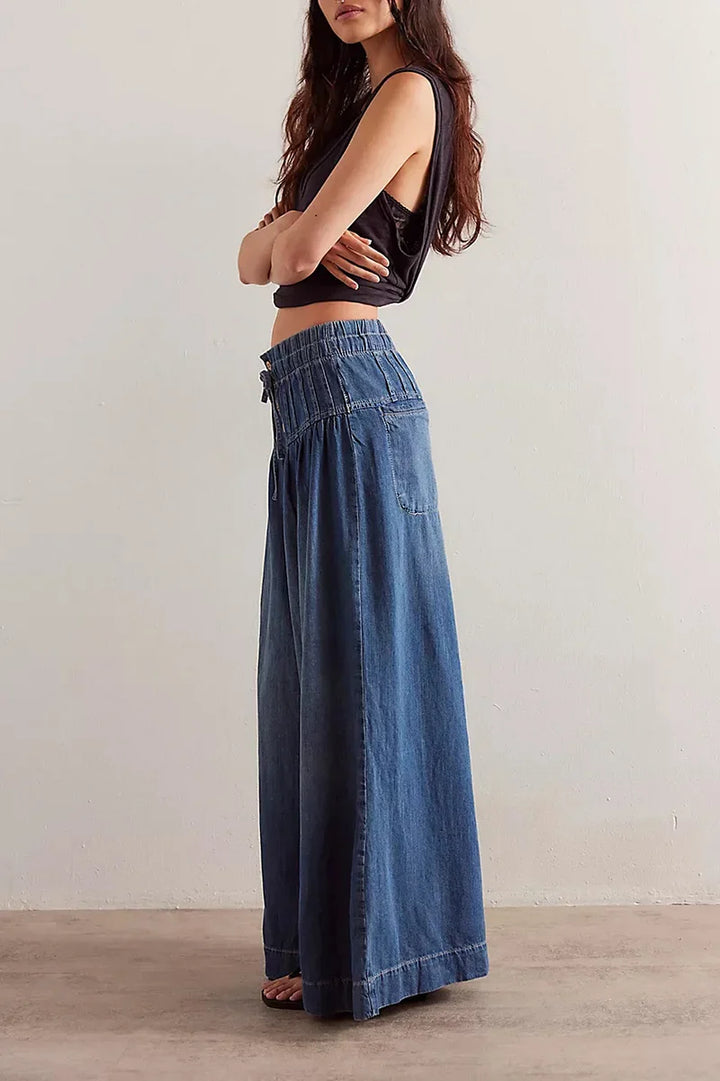 Karatza - Blugi Eleganți Largi Cu Croi Larg