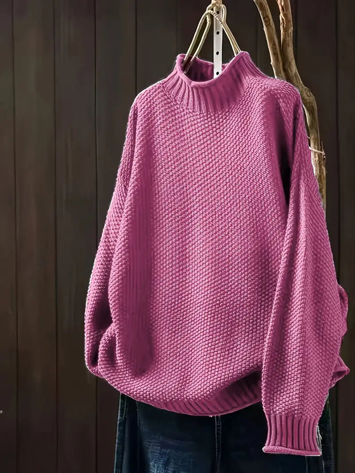 Pippa - Pulover Casual De Larnă Cu Mâneci Lungi