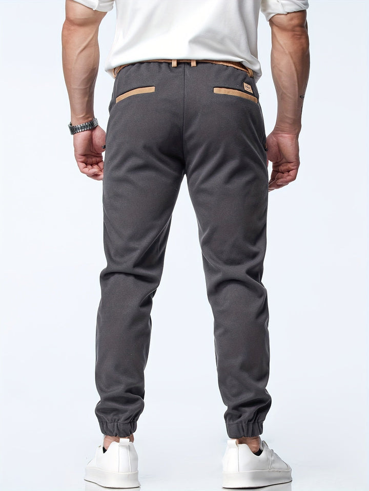 Timothy - Pantaloni Casual Până La Gleznă Cu Talie Elastică