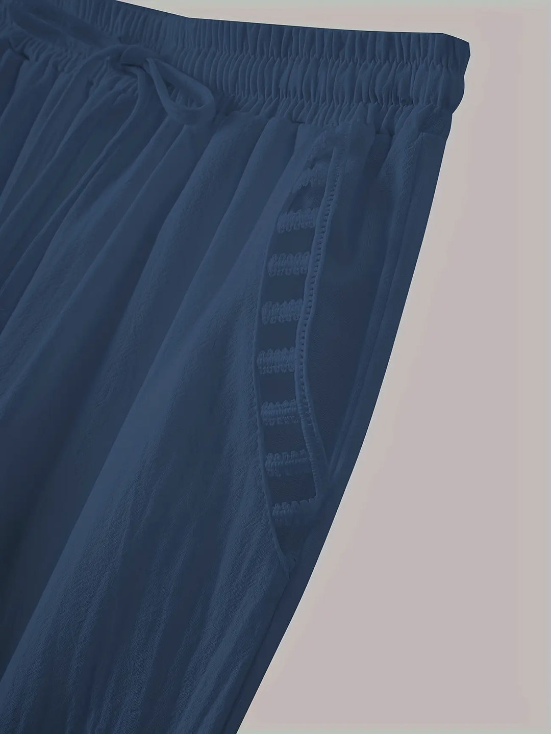Tracey - Contrastul Trim Pantaloni Tăiați