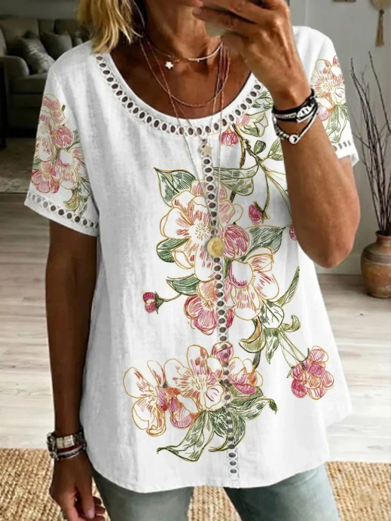 Brendie - Bluză Cu Imprimeu Floral