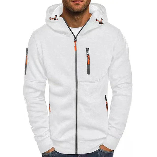 Clark – Cardigan cu Glugă și Fermoar