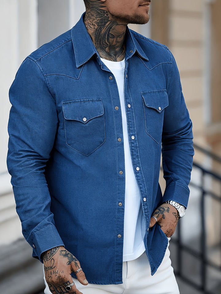 Zeynal - Cămașă Casual Din Denim