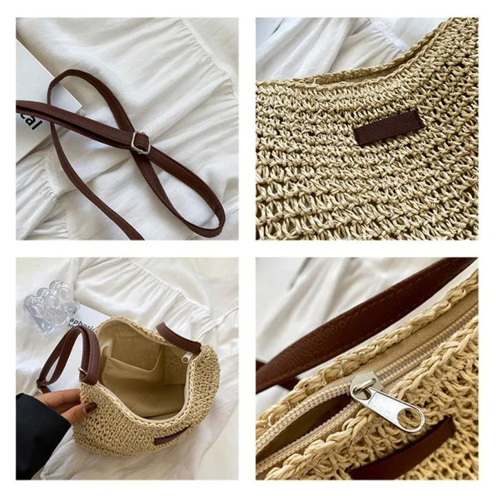 Tatienne - Geantă Crossbody Paie