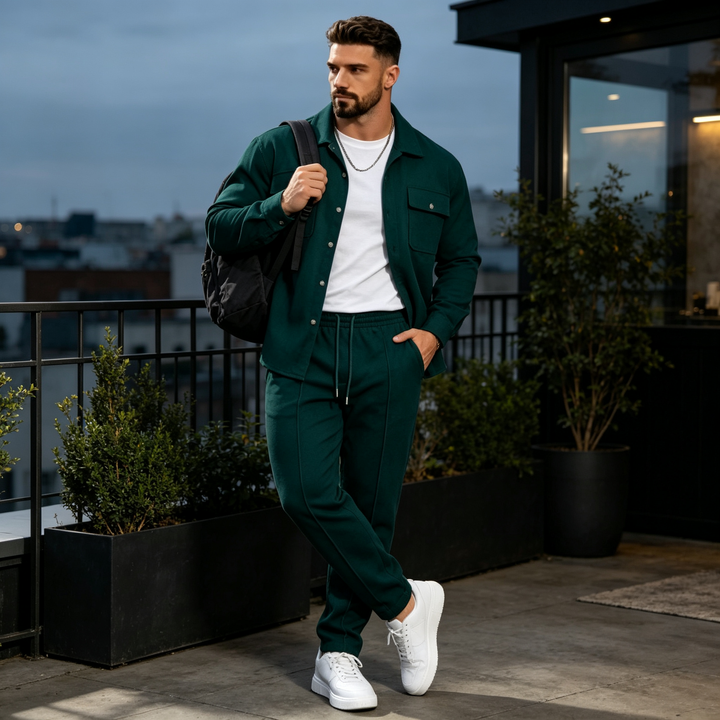 Gustave – Set Compus Din Cămașă Cu Mâneci Lungi Și Pantaloni