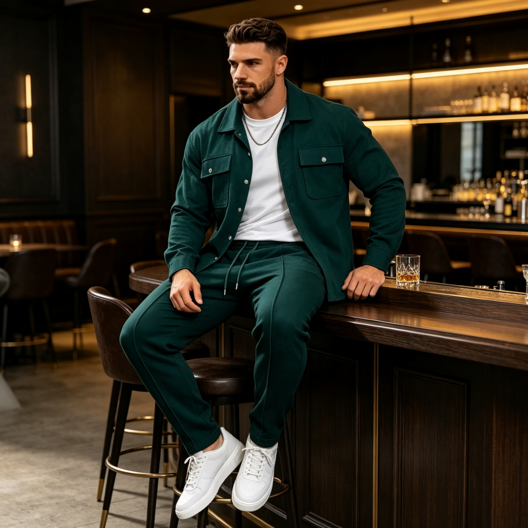 Gustave – Set Compus Din Cămașă Cu Mâneci Lungi Și Pantaloni