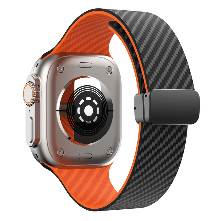 FuryBand -  Curea Fury din fibră de carbon pentru Ceas Apple