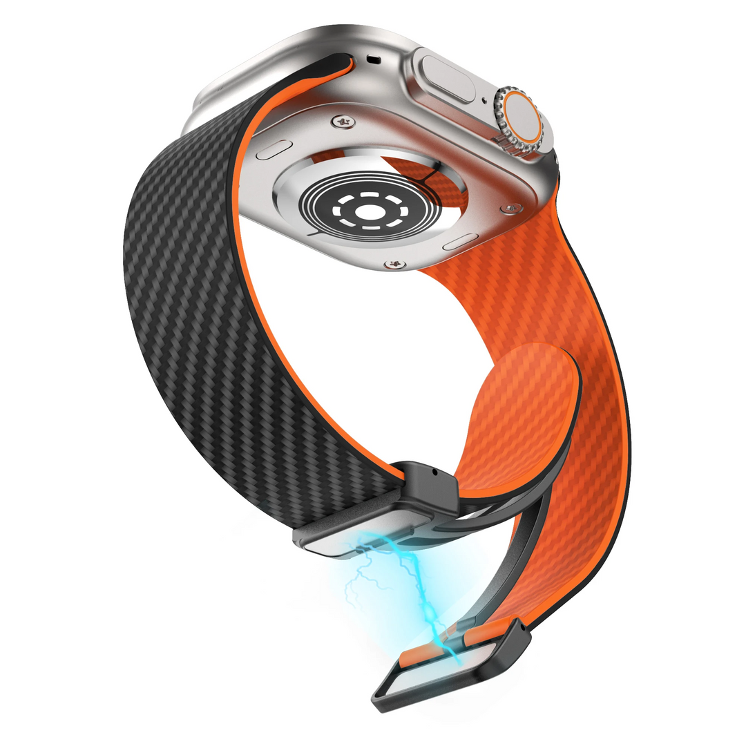 FuryBand -  Curea Fury din fibră de carbon pentru Ceas Apple
