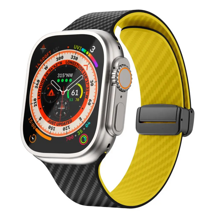 FuryBand -  Curea Fury din fibră de carbon pentru Ceas Apple